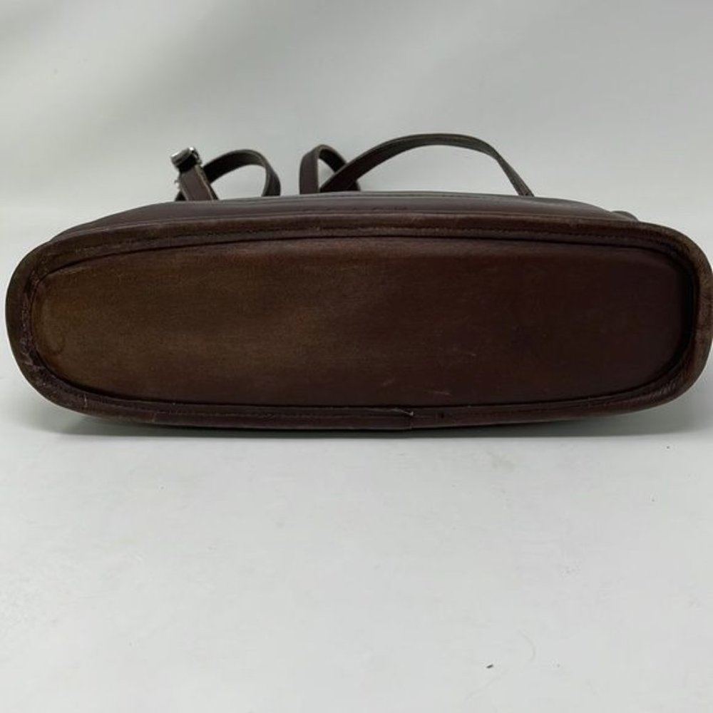 Coach Brown Leather Shoulder Bag - Picture 4 of 14